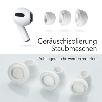6stk Silikon Ohrstöpsel Ohrhörer Tipps Für Apple AirPods Pro Kopfhörer L/M/S