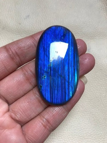 Blue Labradorite Cabochon 1 Piece Size 56 MM Approx