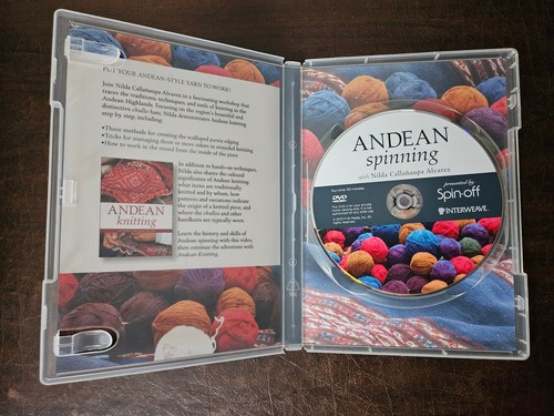 Andean Spinning with Nilda Callanaupa Alvarez DVD NEAR MINT disc - Picture 2 of 3