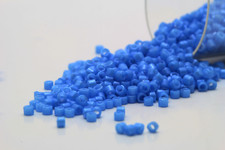 Miyuki Delicas 11/0 Opaque Ocean Blue Luster Seed Beads DB-659