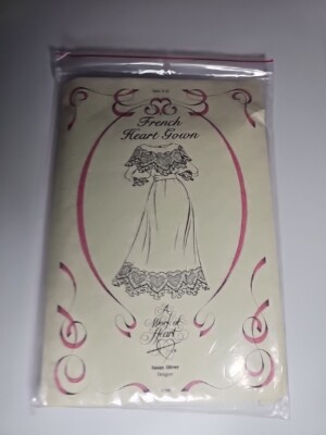 Work of Heart Pattern  Victorian French Heart Gown 6-22 VINTAGE '89 Unuesed-QP4