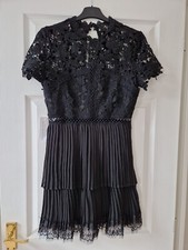 Stunning BNWT AX Paris Black Lace/Crochet Dress Size 10