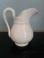 anciens pichet brocs Blancs marqués sarreguemines