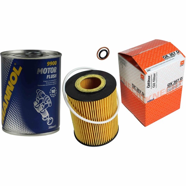 Original Mahle / Knecht ÖLfilter OX 367D + SCT Motor Flush MotorspüLung-image