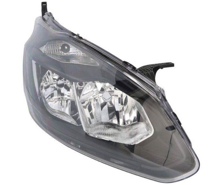 Phare avant droite noir pour Ford Transit Custom 2013 2014 2015 feux électrique