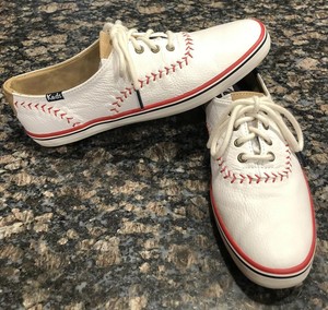 baseball keds leather