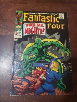 Fantastic Four #70 (1968) - Lee, Kirby - Average Grade