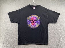 Vintage United States Marines Mens Skull Graphic Shirt in Size 2XL USA Made