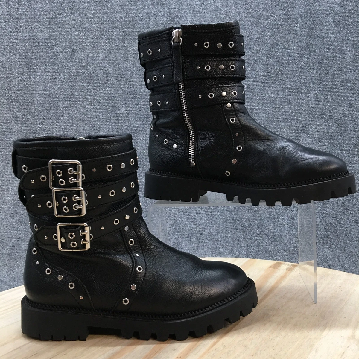 Zara leopard ankle boots sale