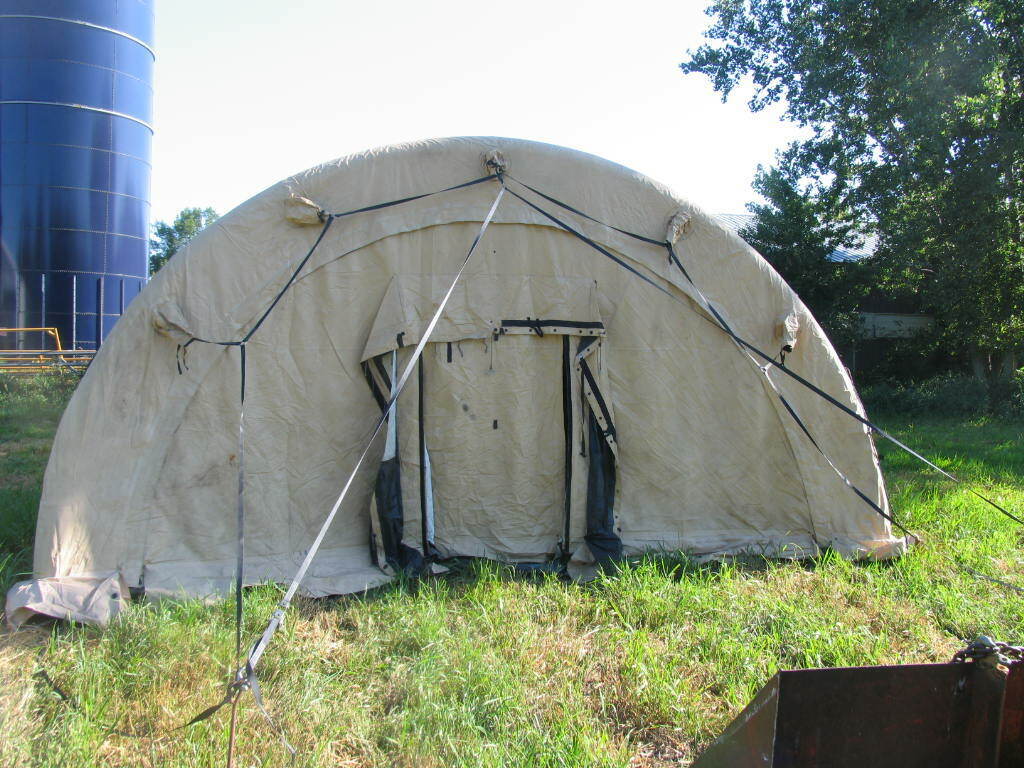 Vertigo U.S. Military Surplus AirBeam Shelter, 32' x 20' Event Tent Hunting