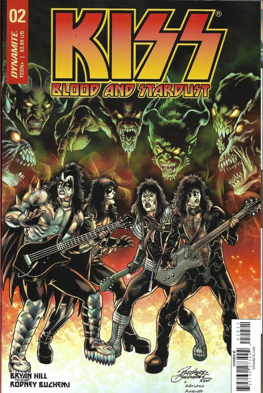 KISS - BLOOD AND STARDUST (2018) #2 B - Back Issue (S)