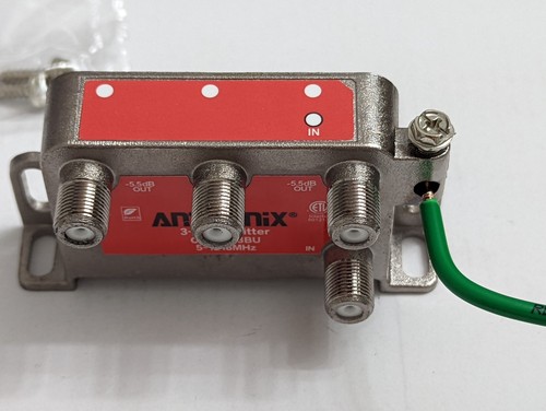 LOT OF 100) Antronix 3 Way CMC4003BU 1.218 GHz Cable Splitters Coaxial 3 outputs - Picture 7 of 8