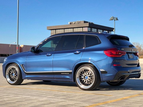 For BMW X3/G01 X4/G02 MP Right Left Side Application Foil Frozen Black Stripes - Picture 11 of 12