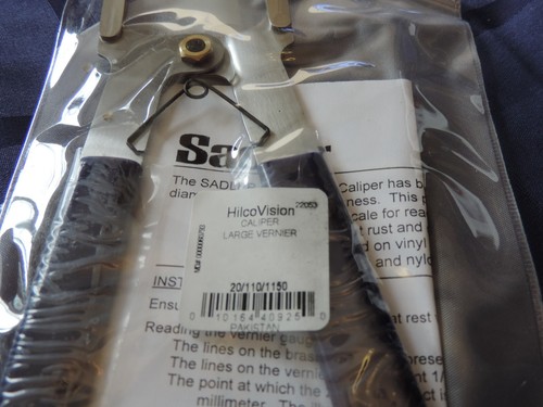 OPTICAL LENS THICKNESS VERNIER CALIPER BRAND NEW SADLER 922 HILCO VISION EYE - Picture 2 of 4