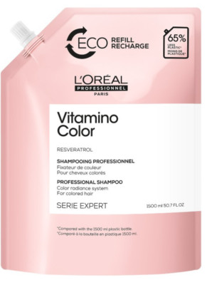 Loreal Expert Vitamino Color Shampoo  1500ml REFILL Nachfüllpack Umweltschutz