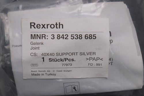 REXROTH Gelenk Set 40x40mm Support Silver MNR 3 842 538 685 - Bild 7 von 8