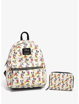 Loungefly White Mini Backpack AND matching wallet NWT LOUNGEFLY Disney Snow White Castle Mini Backpack +  main image 2