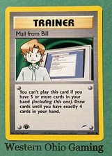 Pokemon TCG Mail From Bill #105/105 1st Edition Trainer CCG Neo Destiny