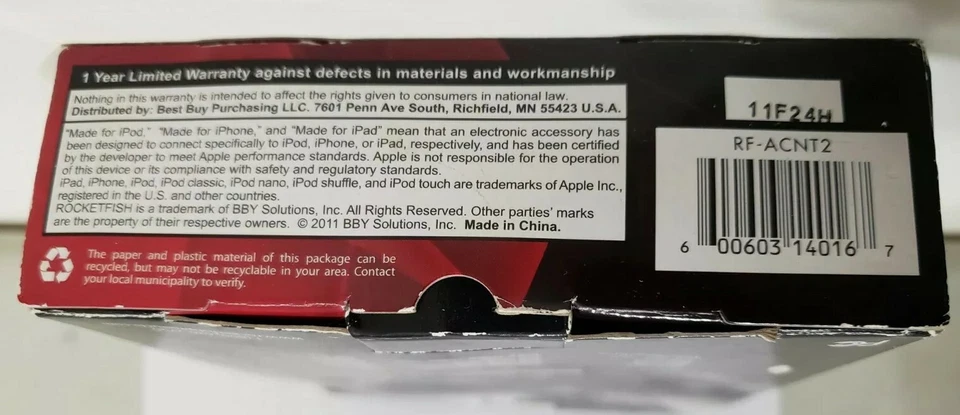 Rocketfish Mobile RF-ACNT2 Component Video Cable for Apple iPhone, iPad and iPod - Image 3 of 3