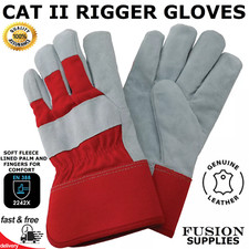LEATHER RIGGER GLOVES,BUILDERS,WORK,JOINERS,GARDENING,FENCING,WOODWORK,DIY,STEEL