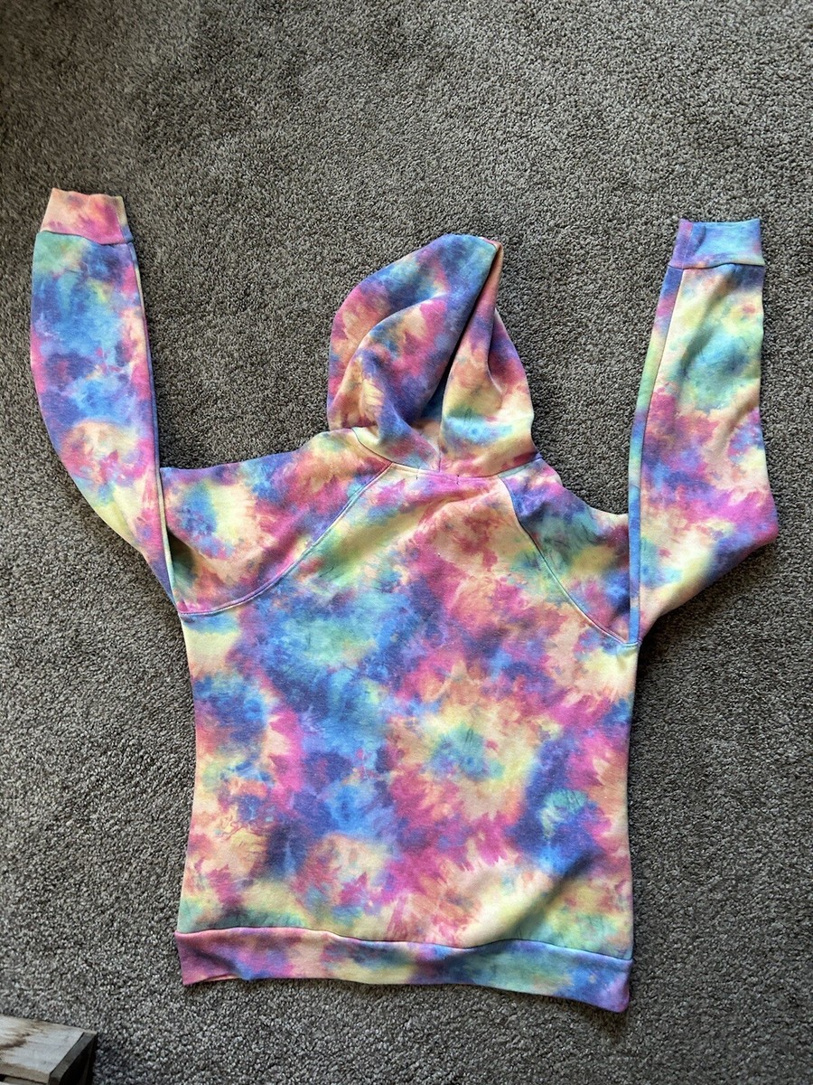 Hot Topic Size Medium Oversized Unisex Multicolor tye Dye Hoodie