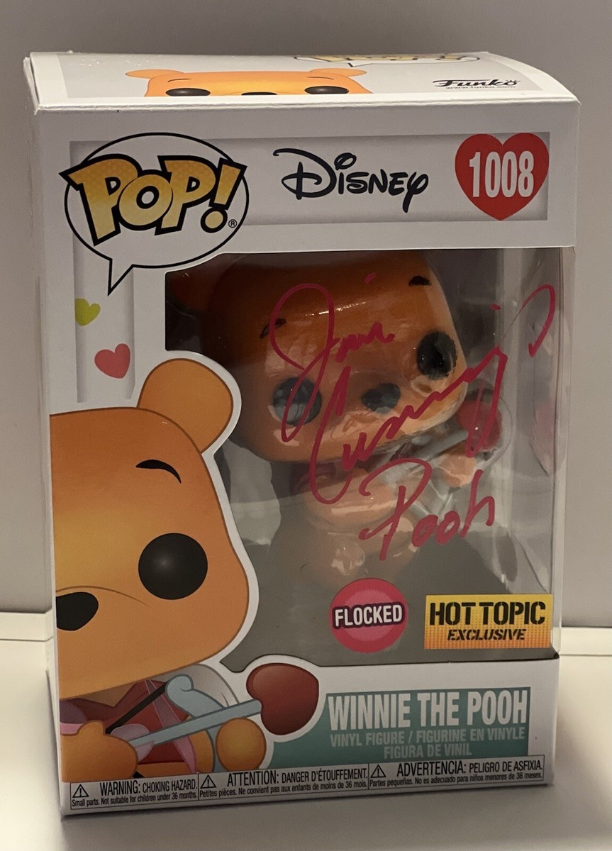 Jim Cummings Signed Autographed Winnie The Pooh Funko POP FLOCKED