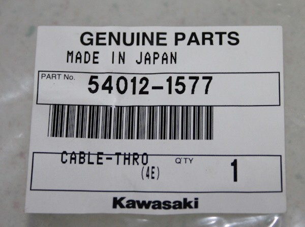 ユウ　 KAWASAKI 54012-1577 CABLE-THROTTLE for sale online | eBay