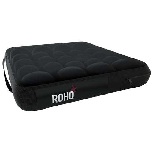 Roho Mosaic Inflatable Cushion 18"X18" – Adjustable, Portable, Lyrca Cover