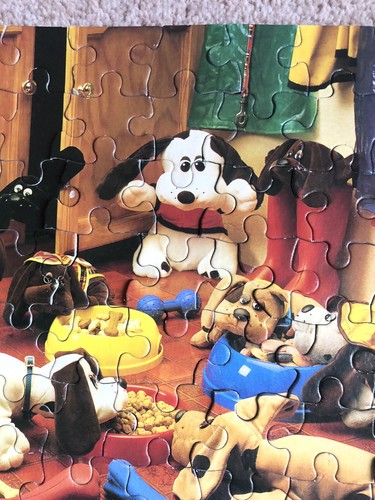 Vintage Pound Puppies Jigsaw Puzzle 1986 64 Piece Waddingtons - Picture 7 of 10