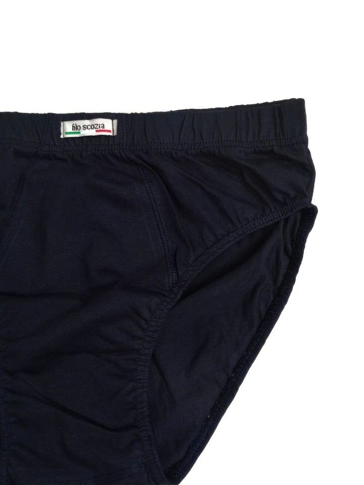 12 PEZZI Slip Uomo 100%Cotone Filo Scozia Elastico interno Taglia 4/5/6/7/8/9/10 - Immagine 3 di 4