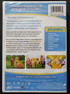 Teletubbies: Play Time (DVD, 2018) Region 1 NEW SEALED OOP
