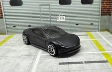 2024 Matchbox Tesla Roadster Flat Black  Loose