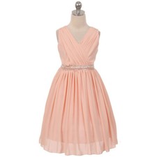 BLUSH Size 6 Flower Girl Dress Party Birthday Bridesmaid Recital Formal