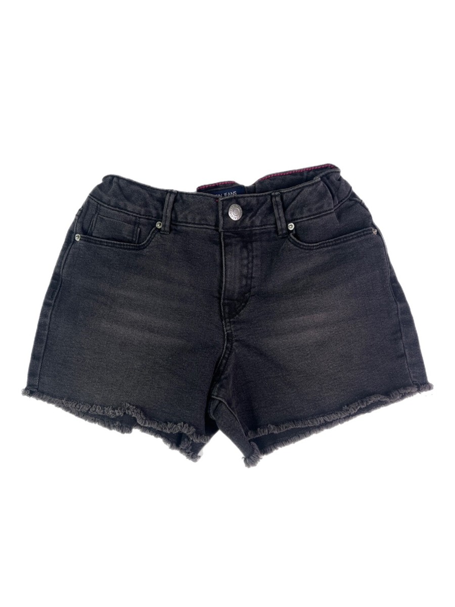 Calvin Klein Jeans Mid Rise Boy Black Shorts Girls Size 12