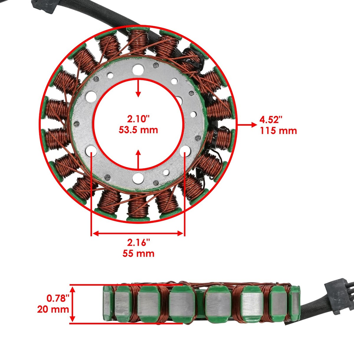 Stator & Regulator Rectifier for Kawasaki ZZR600 ZX600-J 2005 2006