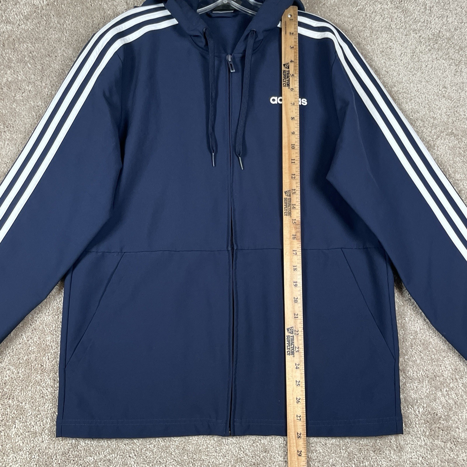 Adidas Essentials Windbreaker Track Jacket Mens S… - image 4