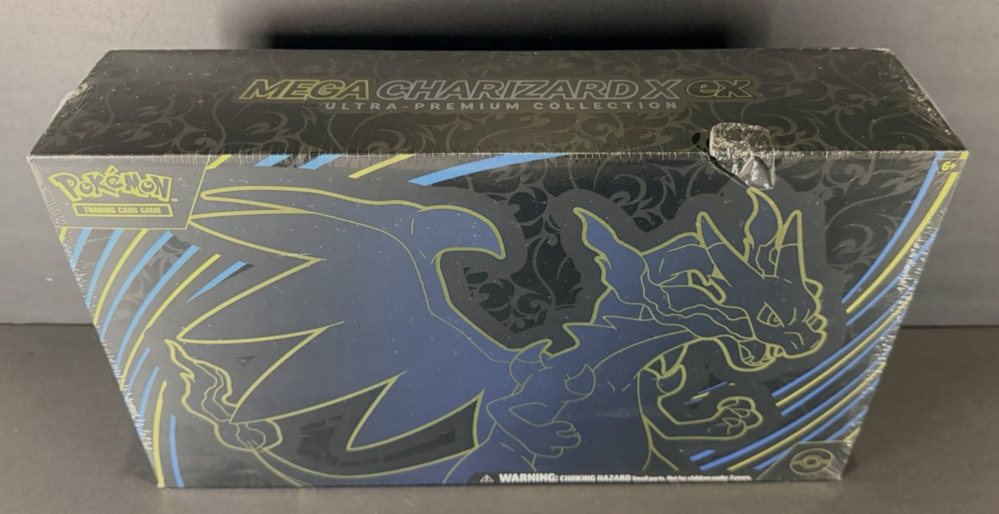 Pokémon Mega Charizard X ex UPC Phantasmal Flames Seal Damage Save!