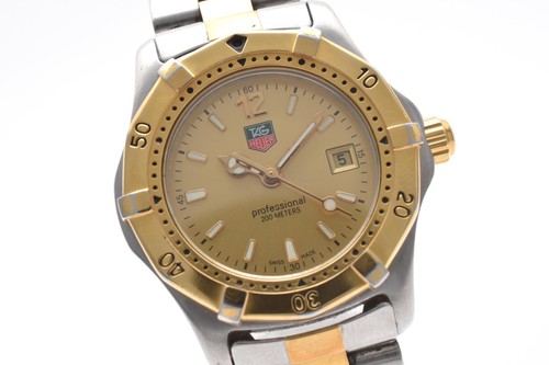 Read!! [Exc+5] Tag Heuer WK1321-0 2000 Professional 2 Tone Womens Quartz Watch - Picture 6 of 14