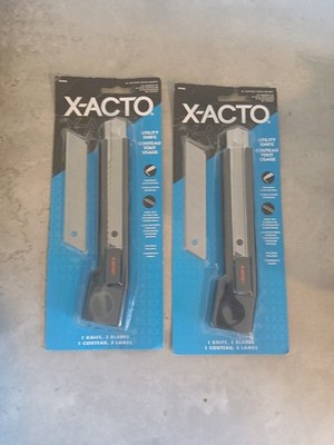 2 Of ELMERS X-Acto Light Duty Snap-Off Blade Utility Knife Each 