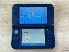 Nintendo New 3DS XL Metallic Blue Console Tested Japan ver D1631