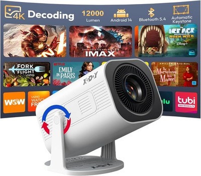 XGODY Gimbal 3 Pro Mini tragbarer intelligenter Projektor für Schlafzimmer, integrierte Apps 2026