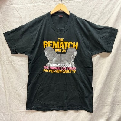 Vintage 1991 Mike Tyson vs Donovan Ruddock Rematch Pay Per View T Shirt XL USA