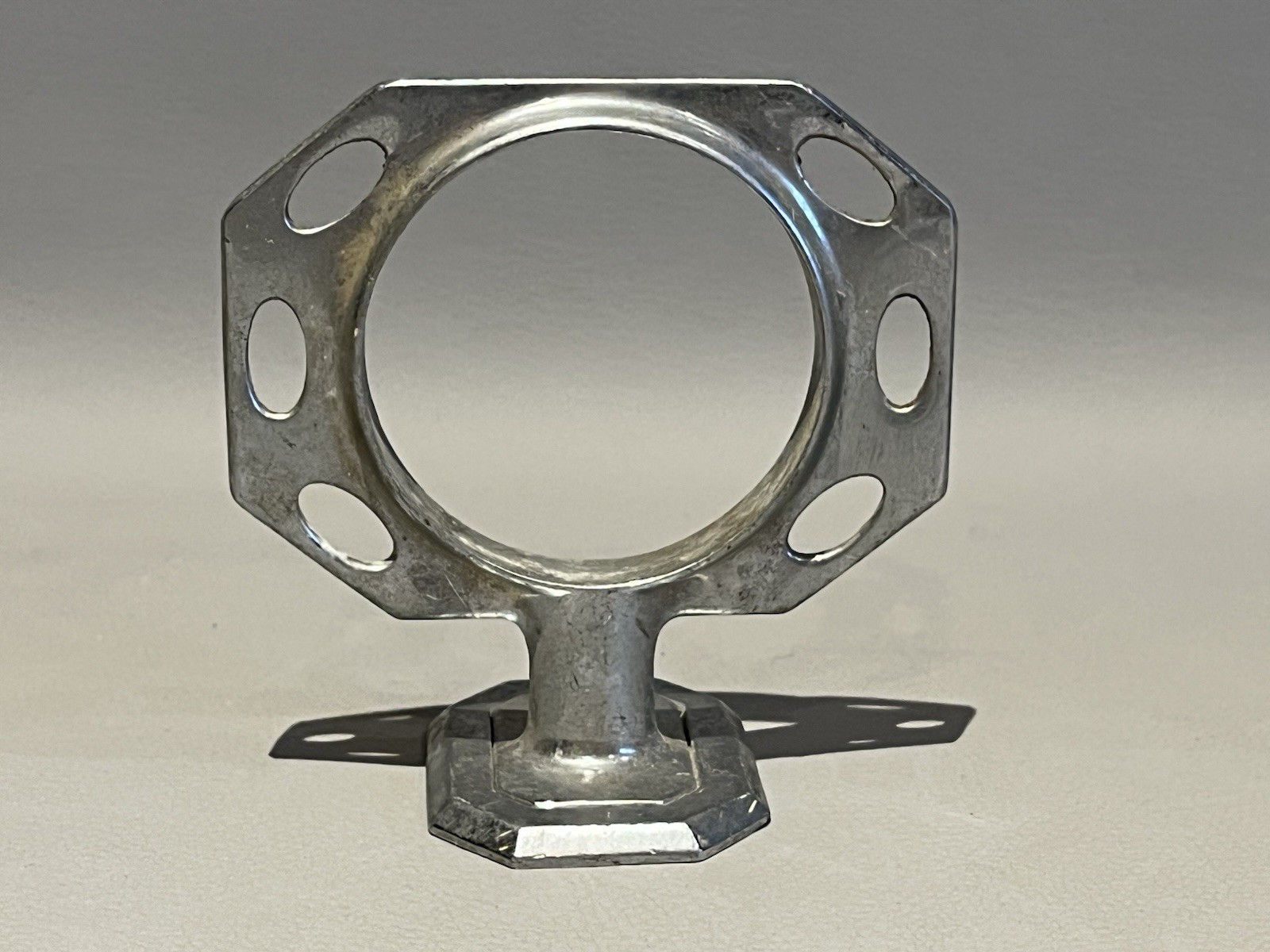 Vintage MCM Hall Mack Chrome Toothbrush Tumbler Holder Bathroom Retro