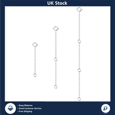 Elegant 14K Gold Plated Jewelry Chain Extenders 1 2 3 4 6 Inch Pack 5 Pieces