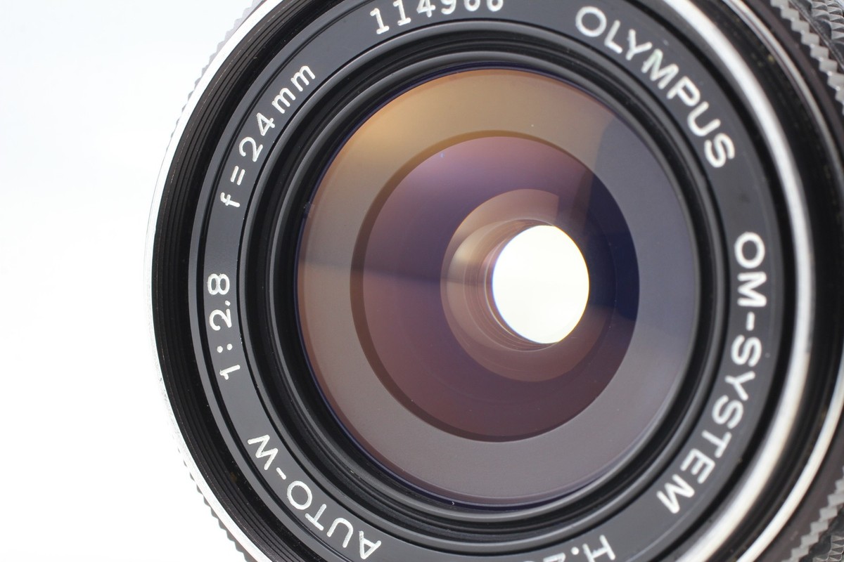 Near MINT] Olympus OM-System H.ZUIKO Auto-W 24mm F2.8 MF Lens From