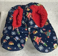 Spongebob Squarepants Fuzzy Babba Slipper Socks Large Size 8-10