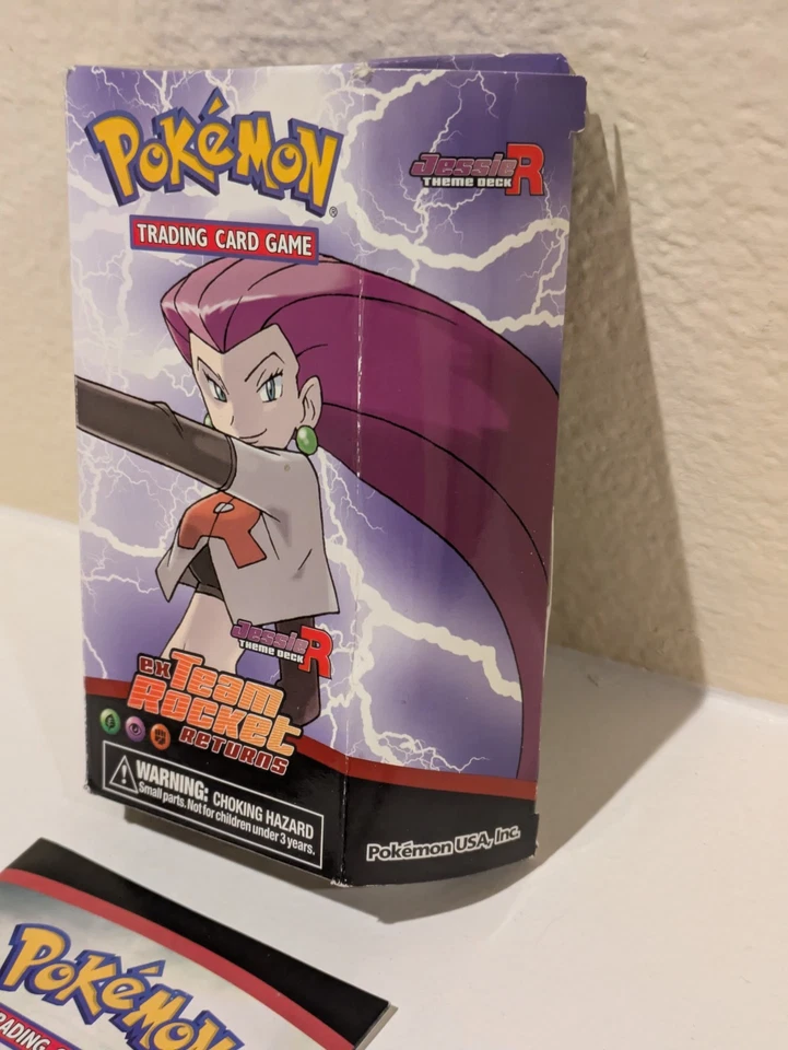EMPTY Pokemon TCG EX Team Rocket Returns Theme Deck OPEN Box Rule Book JESSIE - Image 4 of 4