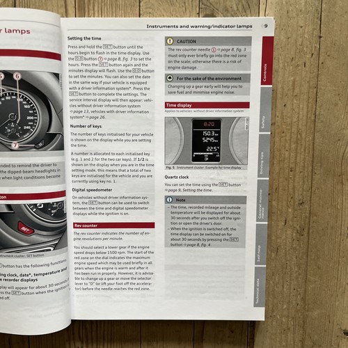 2010-2015 AUDI A1 OWNERS HANDBOOK MANUAL PACK AND WALLET 2011 Ref19275 - Picture 5 of 24