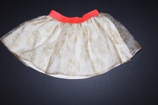 Pre-owned toddler girl's tan leopard tulle skirt size 2T
