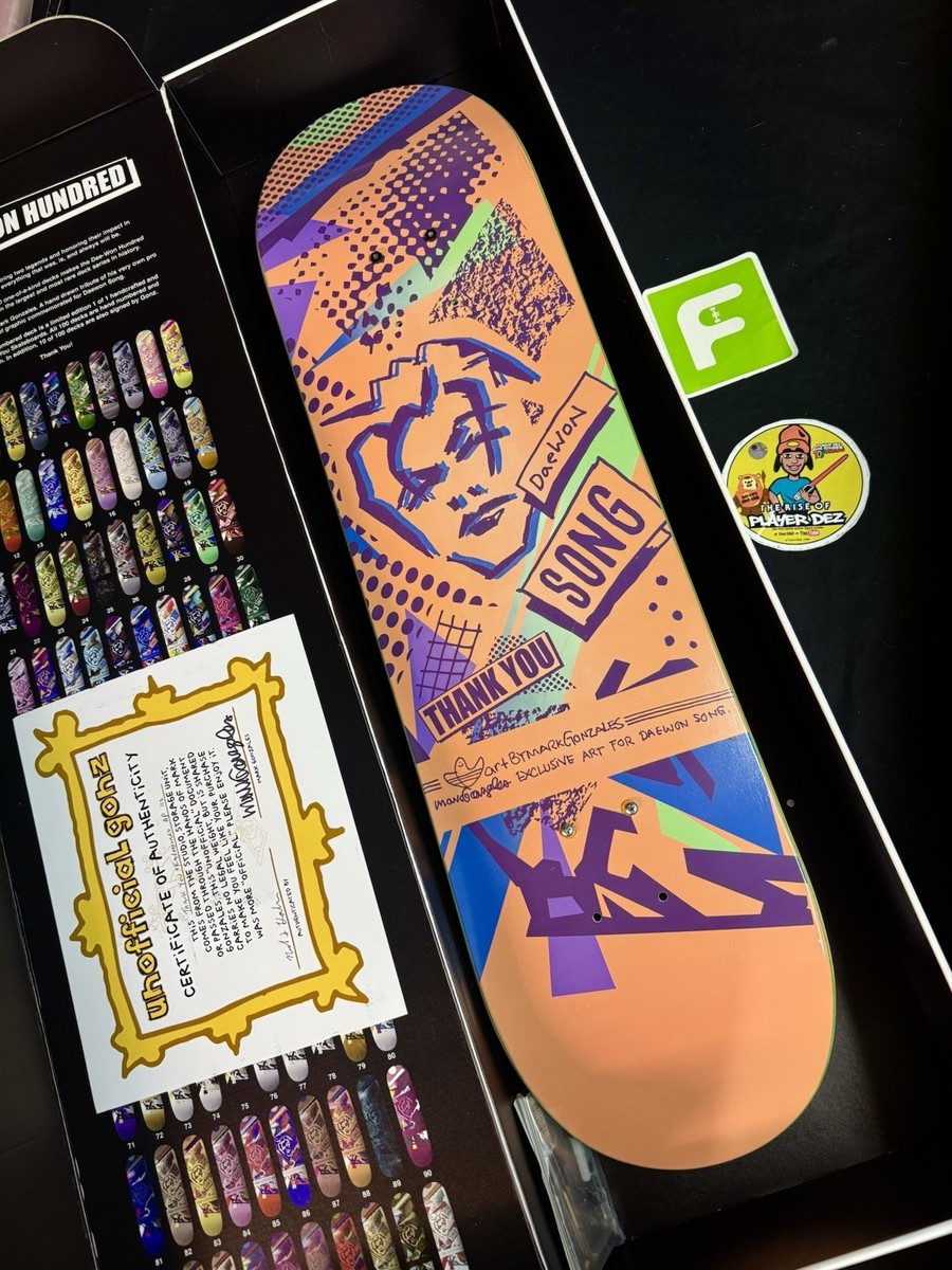 RARE SIGNED Daewon Hundred Song Mark Gonzales Thank You AP